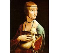 Puzzle 1000 pièces : Léonard de Vinci : La Dame à l'Hermine