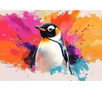 Puzzle 1000 Pieces Pinguino colorato Puzzle Impossibili Giocattolo Intellettuale Adatto per Adulti O Bambini Sopra I 14 Anni, Calma La Tua Mente Riduce Lo Stress Di Lavoro Idea Regalo Uomo/Donna L-7