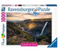 Puzzle 1000 pièces Ravensburger La cascade Háifoss Islande
