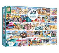 Puzzle 1000 pièces : Transats et Anes