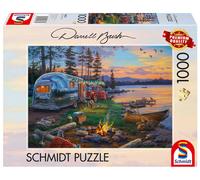 Schmidt - Puzzle Bush: Camping Idyll am See - 1000 Pezzi