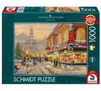 Puzzle 1000 PQ T. Kinkade Auguri di Natale 110795