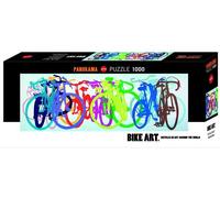 PUZZLE TEMATICO HEYE BICICLETTE BIKEART COLOURFUL ROW 1000 PZ