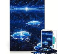 Puzzle 1000 Riflessi Celesti Taglio Esatto Gioco di Logica e Pensiero Gioco Tranquillo Attività di Compleanno (38x52cm)