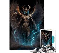 Puzzle 1000 Tanatos Il Dio della Morte Sfida per l'Intelligenza e la Capacità di Stimolare la Mente Gioco Rilassante Decorazione Perfetta Regalo di Babbo Natale Segreto (Dimensioni 38x26cm)