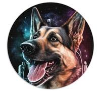 Puzzle 1000 Teile, Astronaut Shepherd, runde Puzzles für 1000 Teile, perfektes Weihnachtsgeschenk für Weihnachten, Halloween, Ostern, Neujahr, 1000 Teile (67,5x67,5cm)