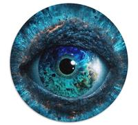 Puzzle 1000 Teile, Deep Ocean Eye, runde Puzzles für 1000 Teile, perfektes Weihnachtsgeschenk für Weihnachten, Halloween, Ostern, Neujahr, 1000 Teile (67,5x67,5cm)