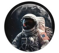 Puzzle 1000 Teile für Erwachsene,Astronaut,1000 Teile,runde Puzzles für Erwachsene,Entspannung und Herausforderung,farbenfrohe Kunst zur Heimdekoration,ideales Geschenk für Freunde,(67,5x67,5cm)