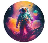 Puzzle 1000 Teile für Erwachsene, Astronauten-Puzzle, runde Papierpuzzles für Jugendliche ab 14 Jahren, Heimdekoration, 1000 Teile (67,5x67,5cm)