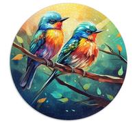 Puzzle 1000 Teile für Erwachsene, Blumen- und Vogelwelt, Papierpuzzle, Weihnachtsgeschenk, Stressabbau für Teenager, cooles einzigartiges Geschenk für die Familie, 1000 Teile (67,5x67,5cm)