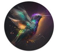 Puzzle 1000 Teile für Erwachsene, Fantasie-Kolibri, Papierpuzzle, Geschenk, DIY-Spaß, geeignet für die Dekoration von Zuhause, Wohnzimmer, Büro, 1000 Stück (67,5x67,5cm)