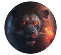 Puzzle 1000 Teile für Erwachsene, Fantasie-Löwe, Papierpuzzle, Geschenk, DIY-Spaß, geeignet für die Dekoration von Zuhause, Wohnzimmer, Büro, 1000 Stück (67,5x67,5cm)