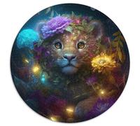 Puzzle 1000 Teile für Erwachsene, Fantasy-Löwe, Papierpuzzle, Weihnachtsgeschenk, Stressabbau für Teenager, cooles einzigartiges Geschenk für die Familie, 1000 Teile (67,5x67,5cm)