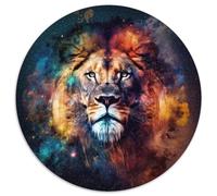Puzzle 1000 Teile für Erwachsene, Fantasy-Löwe-Puzzle, Denksportaufgabe und Heimdekoration, perfektes Weihnachtsgeschenk, 1000 Teile (67,5x67,5cm)