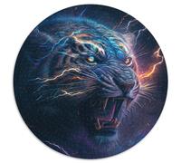 Puzzle 1000 Teile für Erwachsene, Fantasy-Tiger-Puzzle für Erwachsene, Denksportaufgabe, Spiel für Erwachsene, interaktive Familienaktivität, 1000 Teile (67,5x67,5cm)
