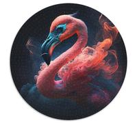 Puzzle 1000 Teile für Erwachsene, Flamingo-Papierpuzzle, Geschenk, DIY-Spaß, geeignet für die Dekoration von Zuhause, Wohnzimmer, Büro, 1000 Stück (67,5x67,5cm)