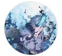 Puzzle 1000 Teile für Erwachsene, Genshin Impact Chongyun, runde Papierpuzzles, perfektes Geschenk für Feiertage und Geburtstage, 1000 Stück (67,5x67,5cm)