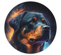 Puzzle 1000 Teile für Erwachsene, Hunde-Puzzle, rund, 1000 Teile, ideal für Familienspaß, Entspannung und Urlaubsgeschenke, 1000 Teile (67,5x67,5cm)