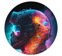 Puzzle 1000 Teile für Erwachsene I Am The Cosmos,1000-teiliges,rundes Puzzle für Erwachsene zum Entspannen und Herausfordern,farbenfrohe Kunst zur Heimdekoration,ideales Geschenk für Freunde