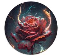 Puzzle 1000 Teile für Erwachsene, Mysterious Rose, 1000-teiliges rundes Puzzle für Erwachsene, perfektes Geschenk für Eltern, Partner, Freunde - ab 14 Jahren, 1000 Teile (67,5x67,5cm)