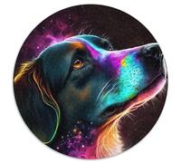 Puzzle 1000 Teile für Erwachsene, schöne Hunde, runde Puzzles für 1000 Teile, ideal für Familienspaß, Entspannung und Urlaubsgeschenke, 1000 Teile (67,5x67,5cm)