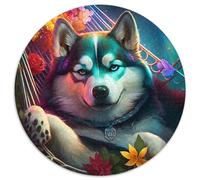 Puzzle 1000 Teile für Erwachsene, Schöne Husky-Papierpuzzles, Weihnachtsgeschenk für Teenager, Stressabbau, Cooles einzigartiges Geschenk für die Familie, 1000 Teile (67,5x67,5cm)