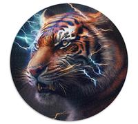 Puzzle 1000 Teile für Erwachsene, Tiger-Papierpuzzle, Geschenk, DIY-Spaß, geeignet für die Dekoration von Zuhause, Wohnzimmer, Büro, 1000 Stück (67,5x67,5cm)