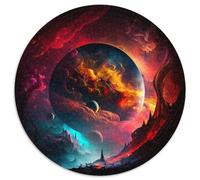 Puzzle 1000 Teile für Erwachsene, Universum, Planet, Papierpuzzle, Geschenk, DIY-Spaß, geeignet für die Dekoration von Zuhause, Wohnzimmer, Büro, 1000 Stück (67,5x67,5cm)