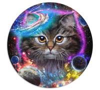 Puzzle 1000 Teile, Katze im Weltraum und Kosmos, Puzzle für Erwachsene, Denkspiel für Teenager und Familieninteraktion, 1000 Teile (67,5x67,5cm)