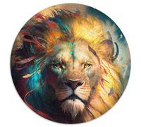 Puzzle 1000 Teile, Löwenmalerei, Puzzles für Erwachsene, Denksportaufgabe für Teenager und Familieninteraktion, 1000 Teile (67,5x67,5cm)