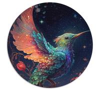 Puzzle 1000 Teile, Magischer Vogel, rundes Puzzle 1000 Teile, anspruchsvolles Denkspiel für Teenager, unterhaltsames interaktives Spiel für die ganze Familie, 1000 Teile (67,5x67,5cm)