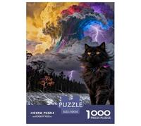 Puzzle 1000 Teiles Australische Nebelkatte Für Erwachsene Und Kinder Herausforderndes Rätsel Schwer Pädagogisches Spielzeug Pädagogisches Spiel Home Dekoration 70x50cm/1000pcs