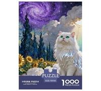 Puzzle 1000 Teiles Persische Katze Für Erwachsen Kinder Herausforderndes Rätsel Schwer Pädagogisches Spielzeug Pädagogisches Spiel Home Dekoration 70x50cm/1000pcs