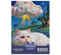 Puzzle 1000 Teiles Persische Katze Für Erwachsene Und Kinder Ab 14 Jahren Herausforderndes Rätsel Herausforderung Spielzeug Pädagogisches Spiel Home Dekoration 70x50cm/1000pcs