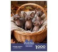 Puzzle 1000 Teiles Peter die kahle Katze Für Erwachsen Kinder Herausforderndes Rätsel Interaktives Spielzeug Pädagogisches Spiel Home Dekoration 70x50cm/1000pcs