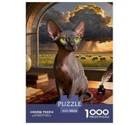 Puzzle 1000 Teiles Peter die kahle Katze Für Erwachsen Kinder Klassische Puzzles Interaktives Spielzeug Pädagogisches Spiel Home Dekoration 38x26cm/1000pcs