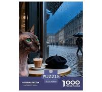 Puzzle 1000 Teiles Peter die kahle Katze Für Erwachsene Und Kinder Ab 14 Jahren Herausforderndes Rätsel Interaktives Spielzeug Pädagogisches Spiel Home Dekoration 70x50cm/1000pcs