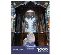 Puzzle 1000 Teiles Polami Katze Für Erwachsene Teens Kinder Herausforderndes Rätsel Herausforderung Spielzeug Pädagogisches Spiel Home Dekoration 70x50cm/1000pcs