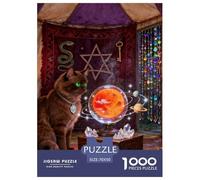 Puzzle 1000 Teiles Polami Katze Für Erwachsene Und Kinder Herausforderndes Rätsel Interaktives Spielzeug Pädagogisches Spiel Home Dekoration 70x50cm/1000pcs