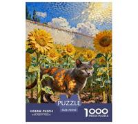 Puzzle 1000 Teiles Russische blaue Katze Für Erwachsene Und Kinder Ab 14 Jahren Herausforderndes Rätsel Schwer Pädagogisches Spielzeug Pädagogisches Spiel Home Dekoration 70x50cm/1000pcs