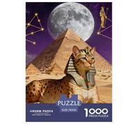 Puzzle 1000 Teiles Schöne Katze Für Erwachsene Und Kinder Herausforderndes Rätsel Schwer Pädagogisches Spielzeug Pädagogisches Spiel Home Dekoration 70x50cm/1000pcs