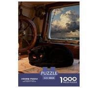 Puzzle 1000 Teiles Tiffany Katze Für Die Ganze Familie Klassische Puzzles Herausforderung Spielzeug Pädagogisches Spiel Home Dekoration 38x26cm/1000pcs