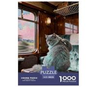 Puzzle 1000 Teiles Tiffany Katze Für Die Ganze Familie Klassische Puzzles Interaktives Spielzeug Pädagogisches Spiel Home Dekoration 38x26cm/1000pcs