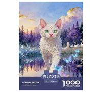 Puzzle 1000 Teiles von Devon Rex Für Erwachsene Teens Kinder Klassische Puzzles Schwer Pädagogisches Spielzeug Pädagogisches Spiel Home Dekoration 70x50cm/1000pcs