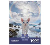 Puzzle 1000 Teiles von Devon Rex Für Erwachsene Und Kinder Ab 14 Jahren Klassische Puzzles Geschenk Herausforderung Spielzeug Pädagogisches Spiel Home Dekoration 38x26cm/1000pcs