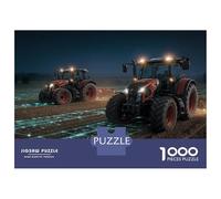 Puzzle 1000 Tractors with GPS Navigation System Puzzle Per Adulti Gioco Rompicapo Taglio Di Precisione Regali Unici Per Compleanno E Natale 52x38cm/1000pcs
