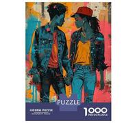 Puzzle 1000 Urban Love Street Style Romance Puzzle Per Adolescenti Gioco Rompicapo Regali Per Donne Regali Unici Per Compleanno E Natale 38x26cm/1000pcs