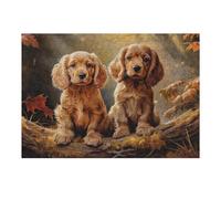 Puzzle 1000pcs(38x26cm) Per Adolescenti American Cocker Spaniel Puzzle Per Adolescenti Giochi Rilassanti Decorazione Perfetta Riduzione Dello Stress Regali 1000pcs(38x26cm)