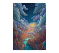Puzzle 1000pcs(38x26cm) Per Adolescenti Fantasy Cloud Cityscape Puzzle Divertenti Per Adolescenti, Giochi Che Migliorano La Memoria, Regali Per Amici E Familiari 1000pcs(38x26cm)