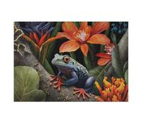 Puzzle 1000pcs(38x26cm) Per Adolescenti Green Dart Frog Puzzle Per Adulti Gioco Pratico Di Assemblaggio Del Modello Ottimo Regalo Per I Giocatori 1000pcs(38x26cm)